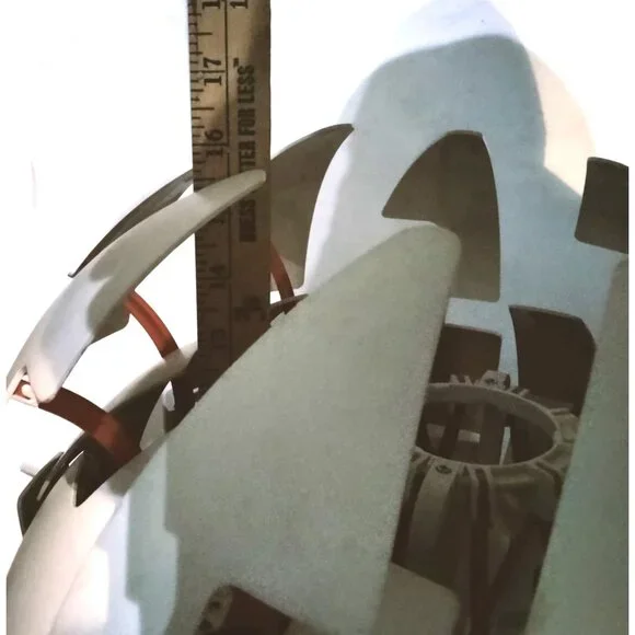 Ikea White Globe Pendant Lamp  Geometric Puzzle Design PS 2014 Like Death Star - Picture 11 of 11